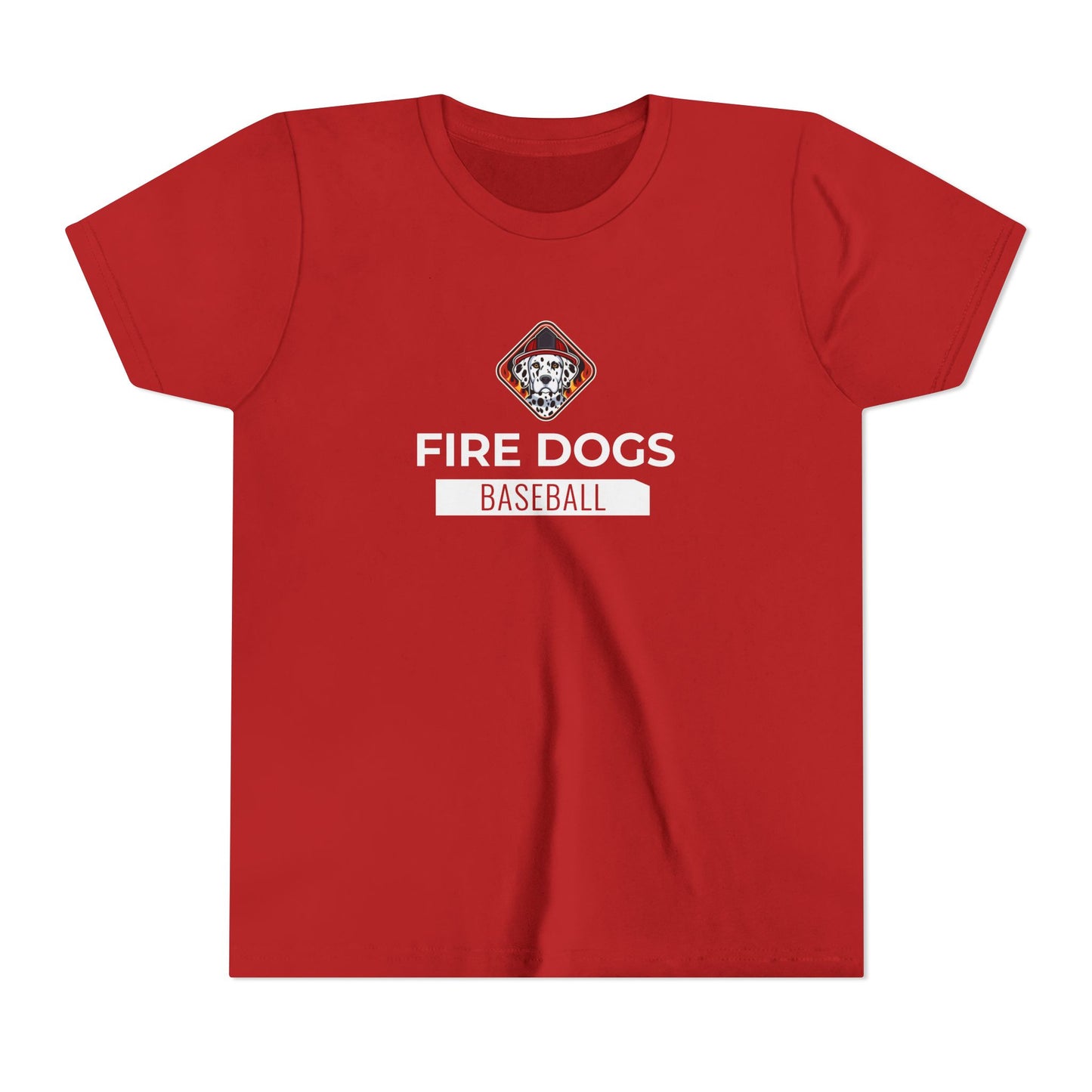 Fire Dogs Baseball Youth Tee