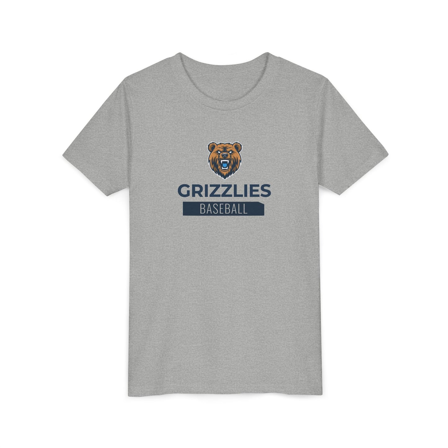 Grizzlies Baseball Youth Tee