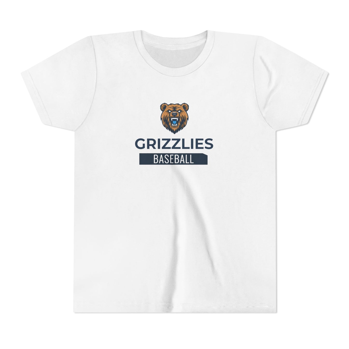 Grizzlies Baseball Youth Tee