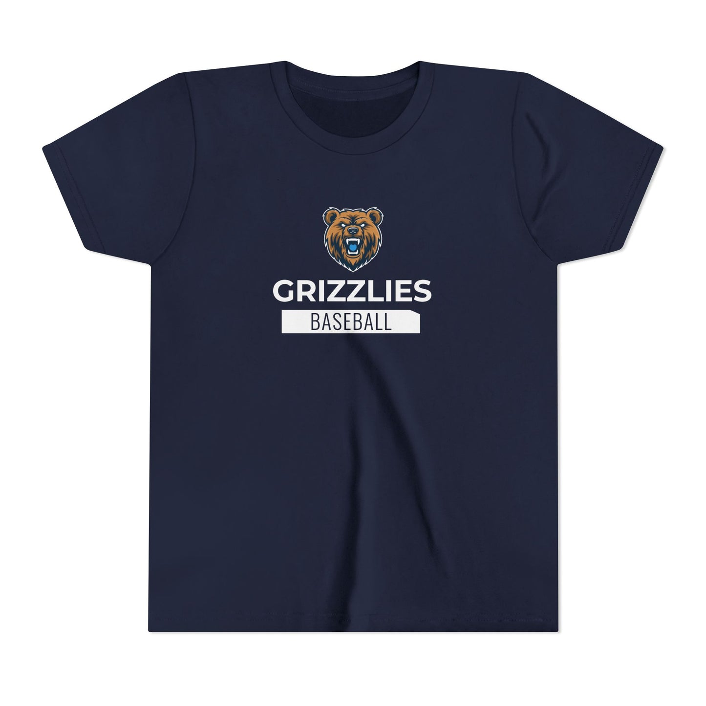 Grizzlies Baseball Youth Tee