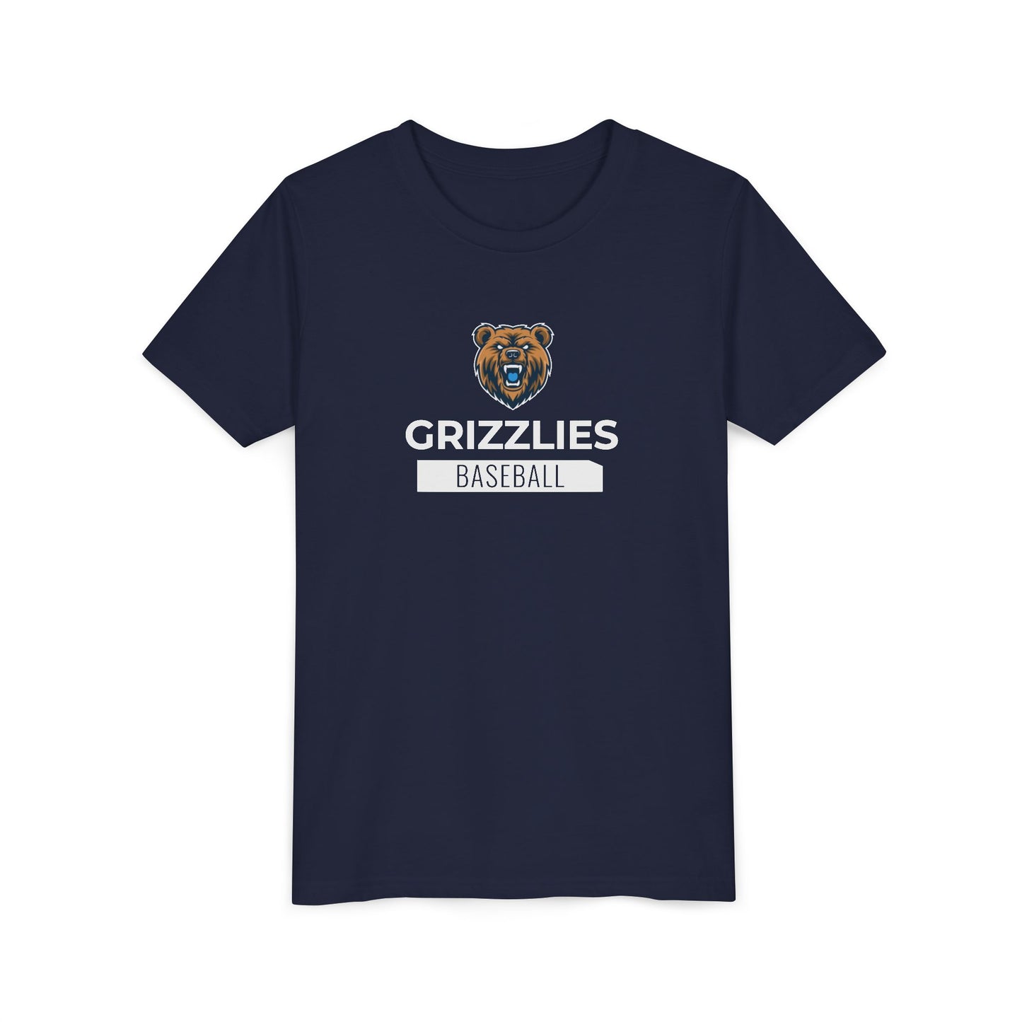 Grizzlies Baseball Youth Tee