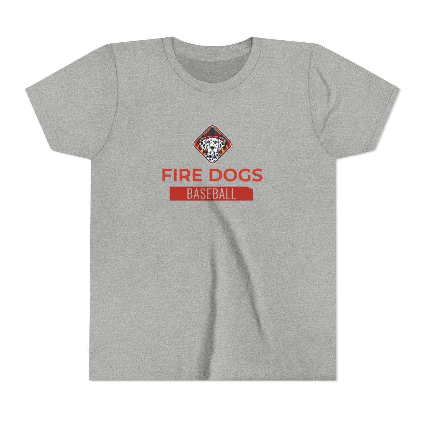 Fire Dogs Baseball Youth Tee