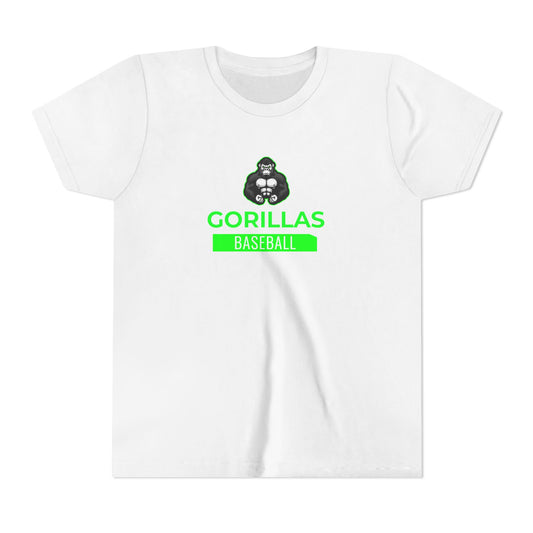 Gorillas Baseball Youth Tee