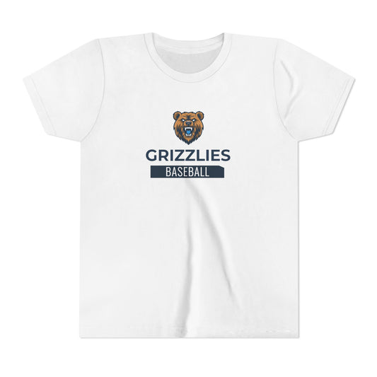 Grizzlies Baseball Youth Tee