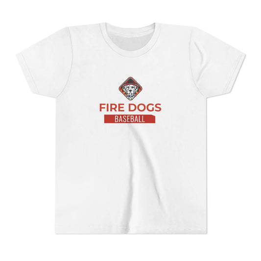 Fire Dogs Baseball Youth Tee