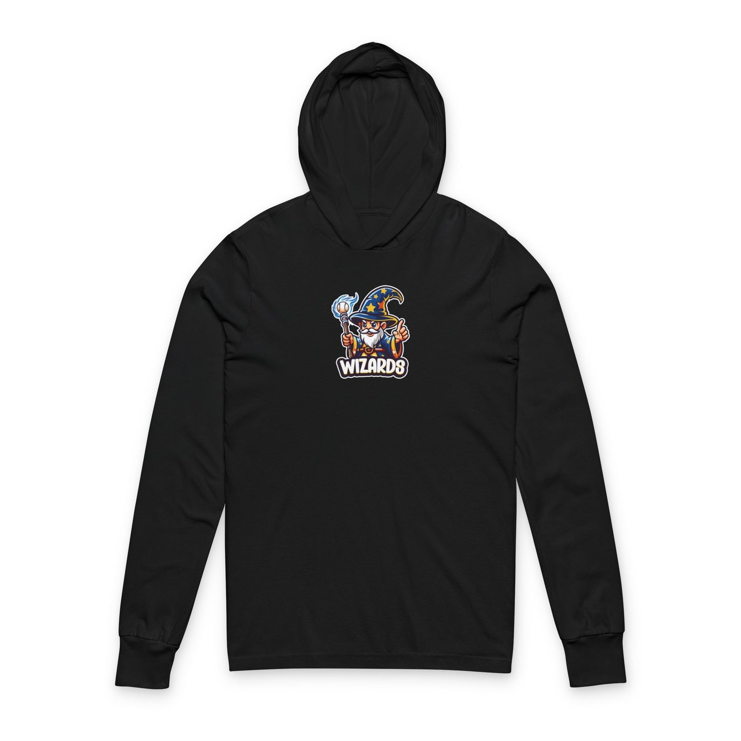 Wizards Baseball Sideline Shadow Hoodie Tee