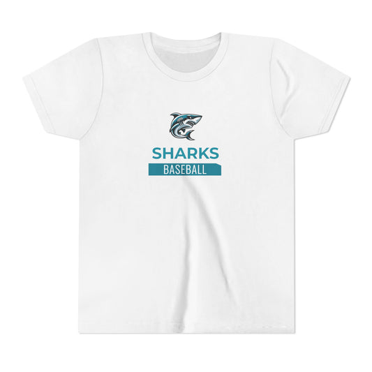 Sharks Baseball Youth Tee